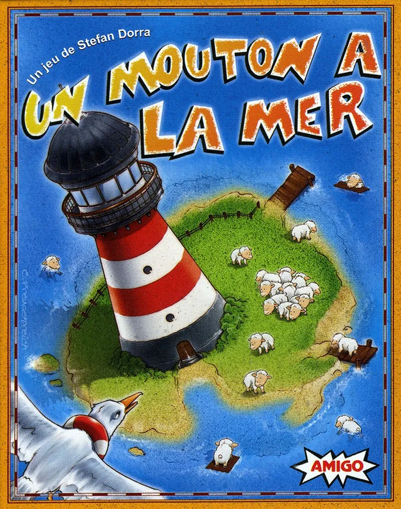 Un mouton à la mer!