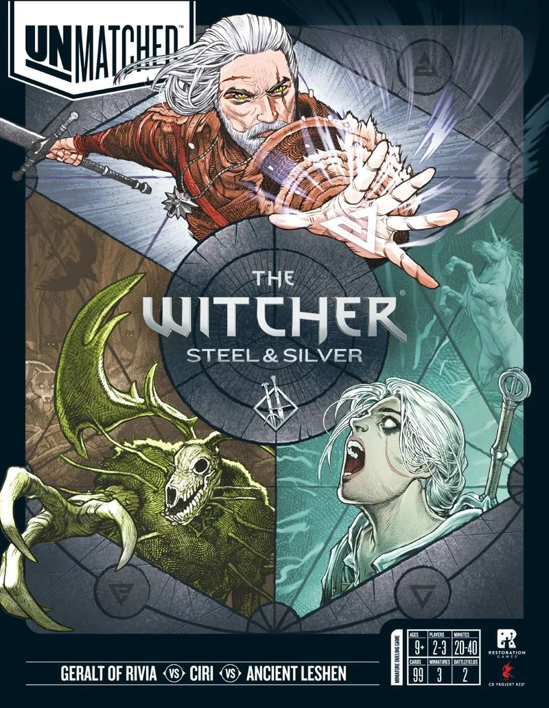 Unmatched: The Witcher – D'argent et d'acier