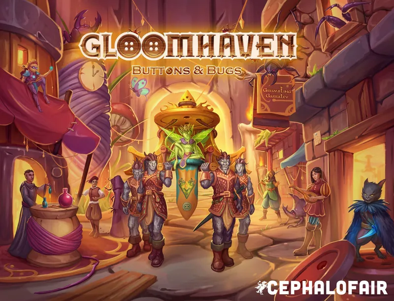 Gloomhaven - Boutons & Bestioles