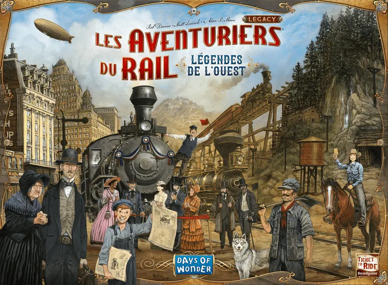 Les Aventuriers du Rail Legacy : Légendes de L'Ouest
